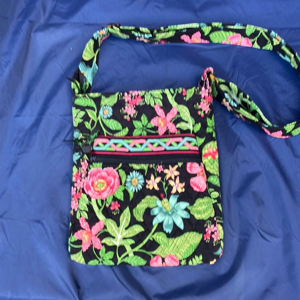 Vera Bradley colorful floral shoulder bag